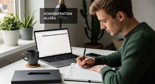 Konzentration Alltag Produktivität