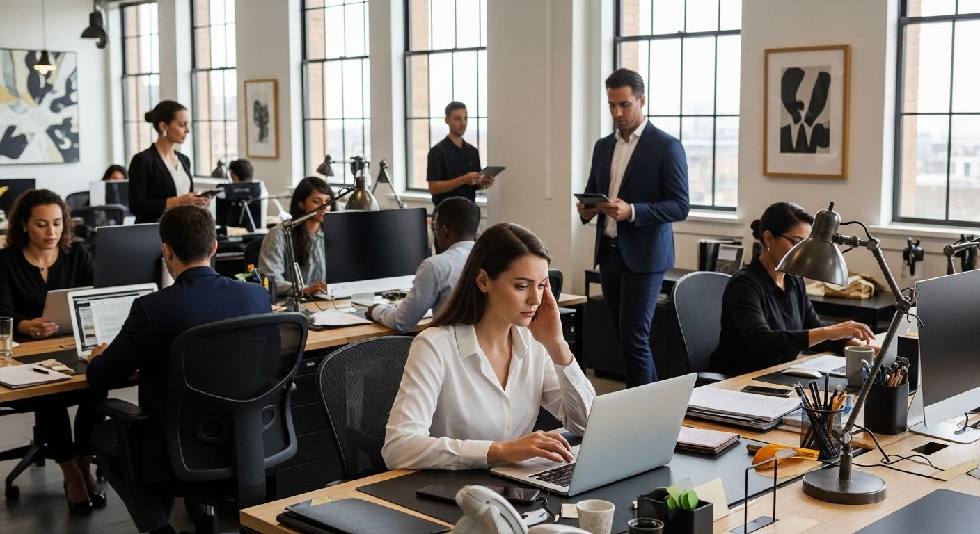 Berufsleben Stress Alltag