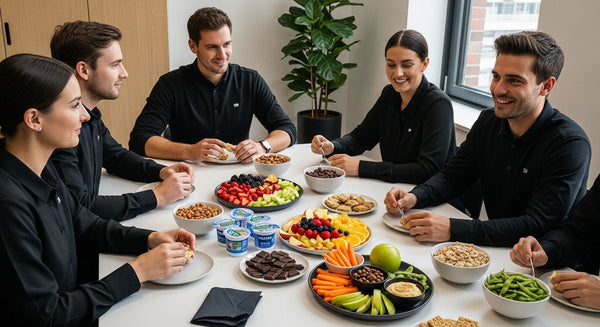 energy snacks, healthy workplace, concentration food