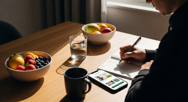 gesunde lebensgewohnheiten tagebuch morgens