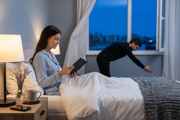 besser einschlafen, Abendroutine, Schlaf-Tipps