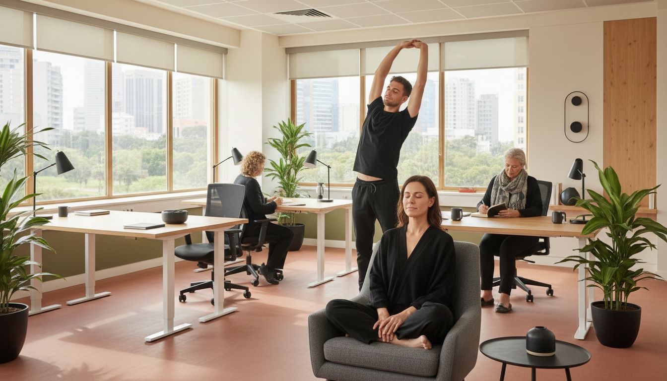 moderne Büro Selfcare