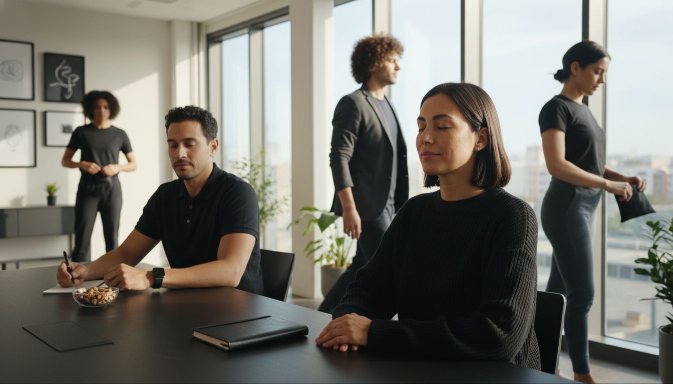 konzentrationsübungen alltag büro