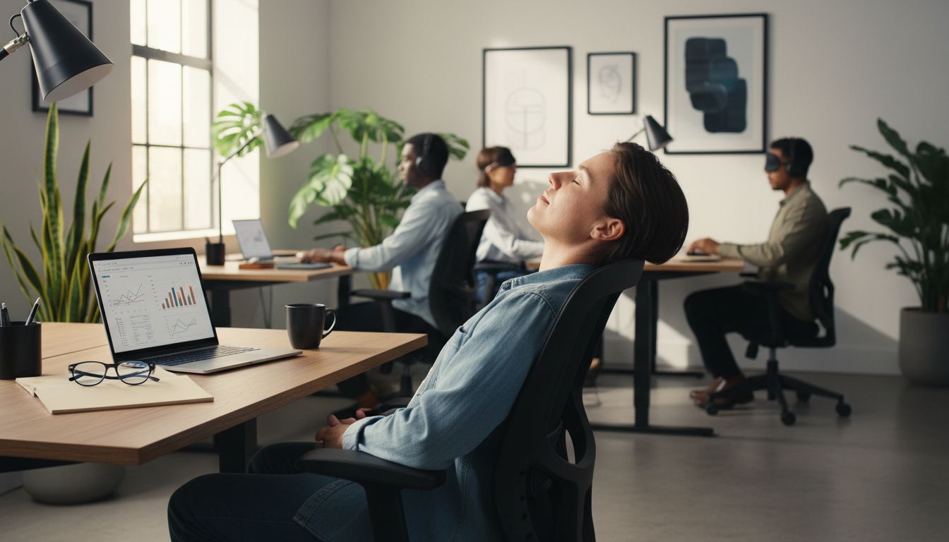 Powernapping Büro Alltag