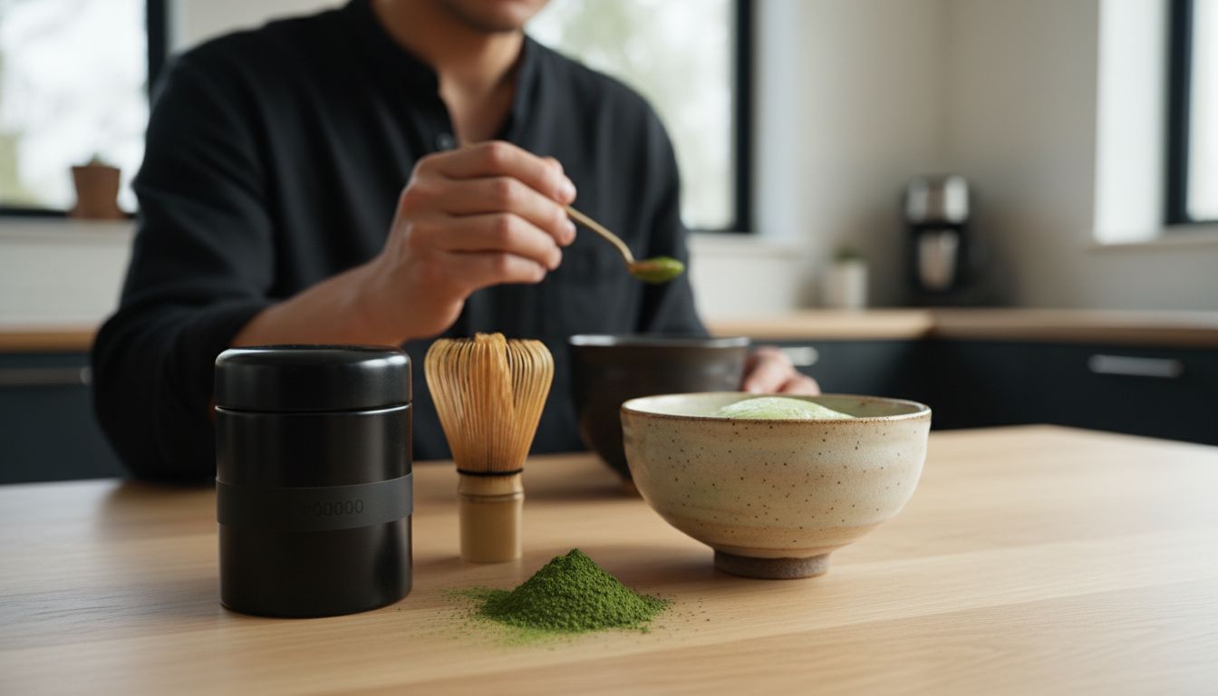authentische Matcha Zubereitung