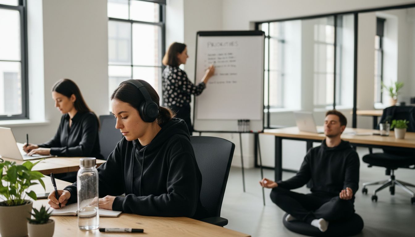 Büro Stressbewältigung Alltag