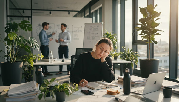 Erschöpfung Büro Alltag